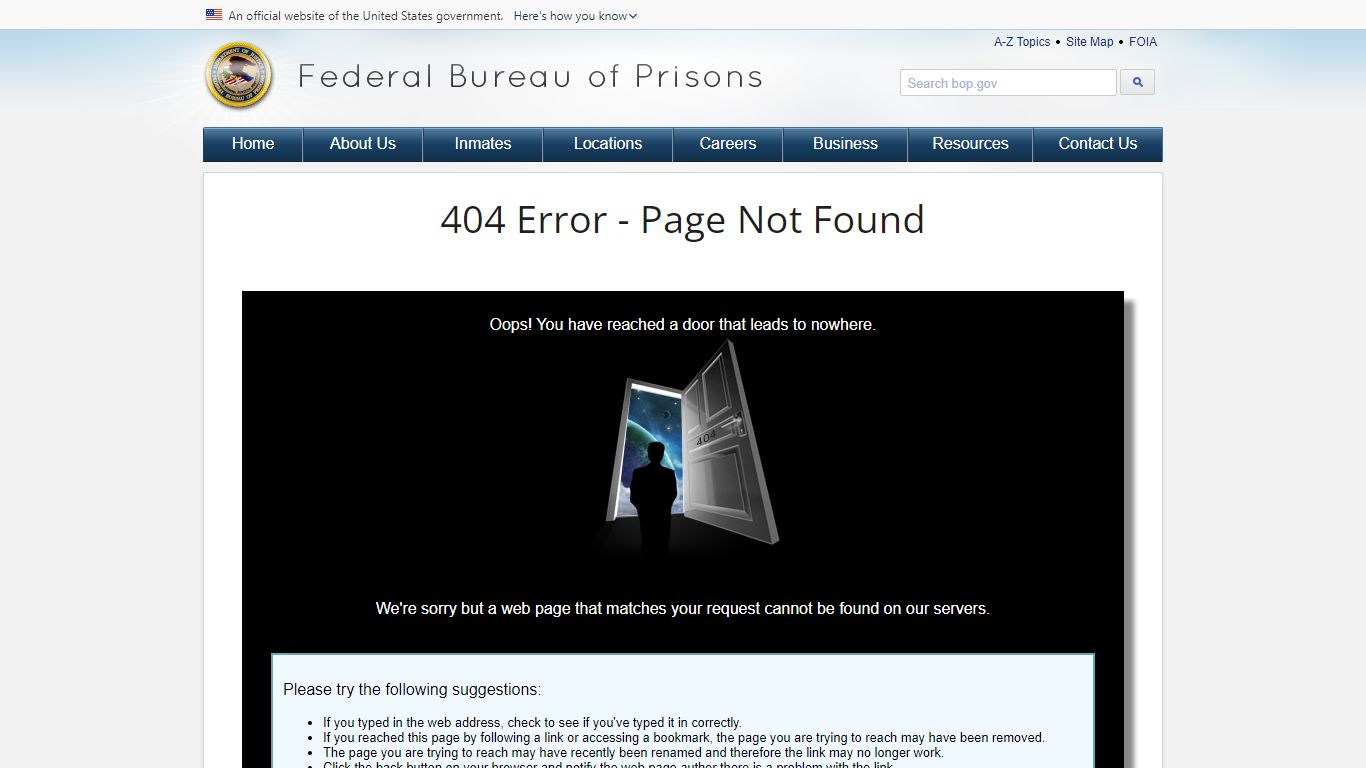 Inmate Locator - BOP: Federal Bureau of Prisons Web Site